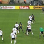 FIFA World Cup football match at Moses Mabhida Stadium